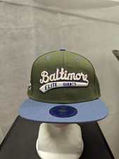 NWS Baltimore Elite Giants Ebbets Field Flannels Fitted Hat 7 1/2