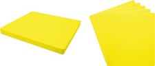  30 10" Record Bin Index Divider Cards - 10-1/4"x11-1/2" Yellow Standard 30mil