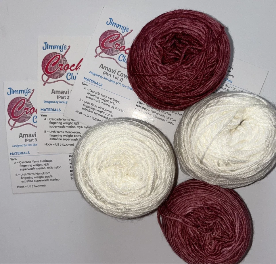 *Amavi Cowl* Crochet Kit**Merino Wool - Image 4 of 4