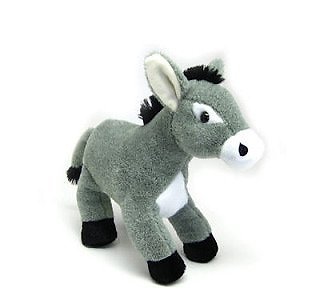 Стоячий серый Ослик - плюшевая игрушка для животных 10 от Unipak