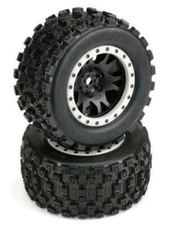 Pro-Line Racing 1013113 Badlands MX43 Pro-Loc AT Tires 2 Impulse Wheels X-Maxx