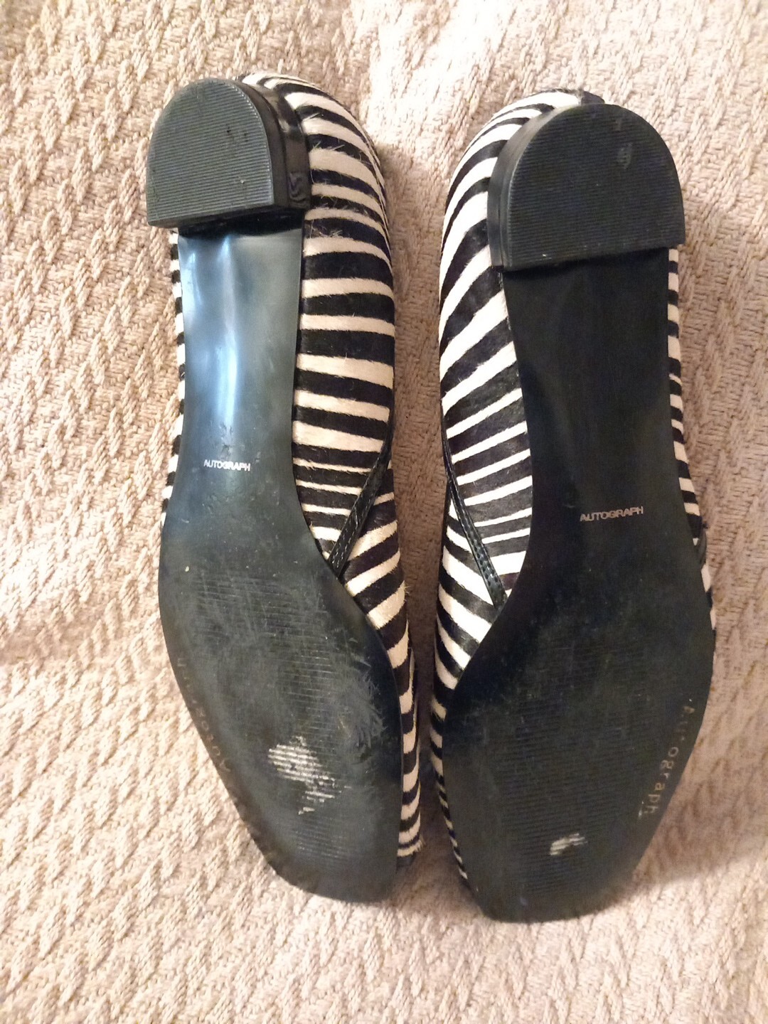 Ladies Autograph Smart Black/White Zebra Shoes eBay