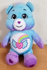 Basic Fun 9" Sitting Plush Care Bears Dream Bright - 11" overall Preowned 2022