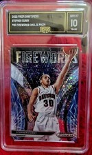 2022 Stephen Curry Panini Prizm Draft Picks Fireworks CIRCLES PRIZM #FW-SC GMA10