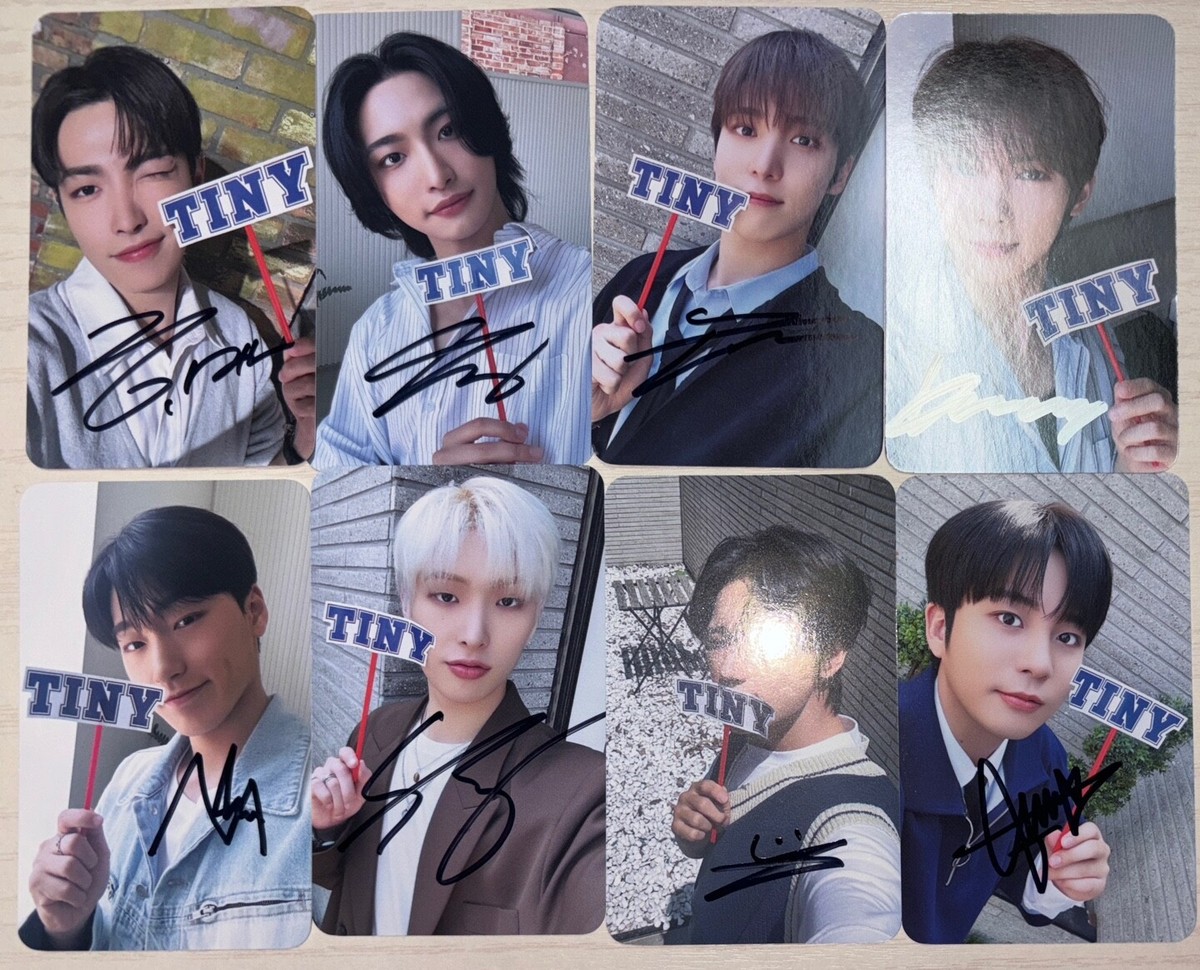 ATEEZ ATINY'S VOYAGE ATINY ZONE Autographed Signed Photo Card PC