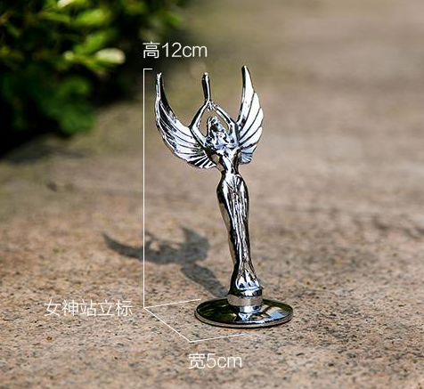 Chrome Metal Nymph Goddess Car Front Hood Ornament Emblem Badge Decal Sticker – Buy The Best Products In The Online Store - Foto 9