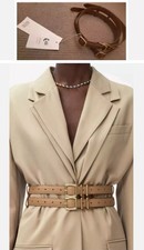 Rokh X H&m Size M Medium Beige Wool-blend Double Layered Coat Designer Bloggers
