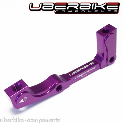 Uberbike IS Adapter Für 203mm Scheibenbremsen – Blau, Für Vorderrad, Perfekt Für Mountainbikes