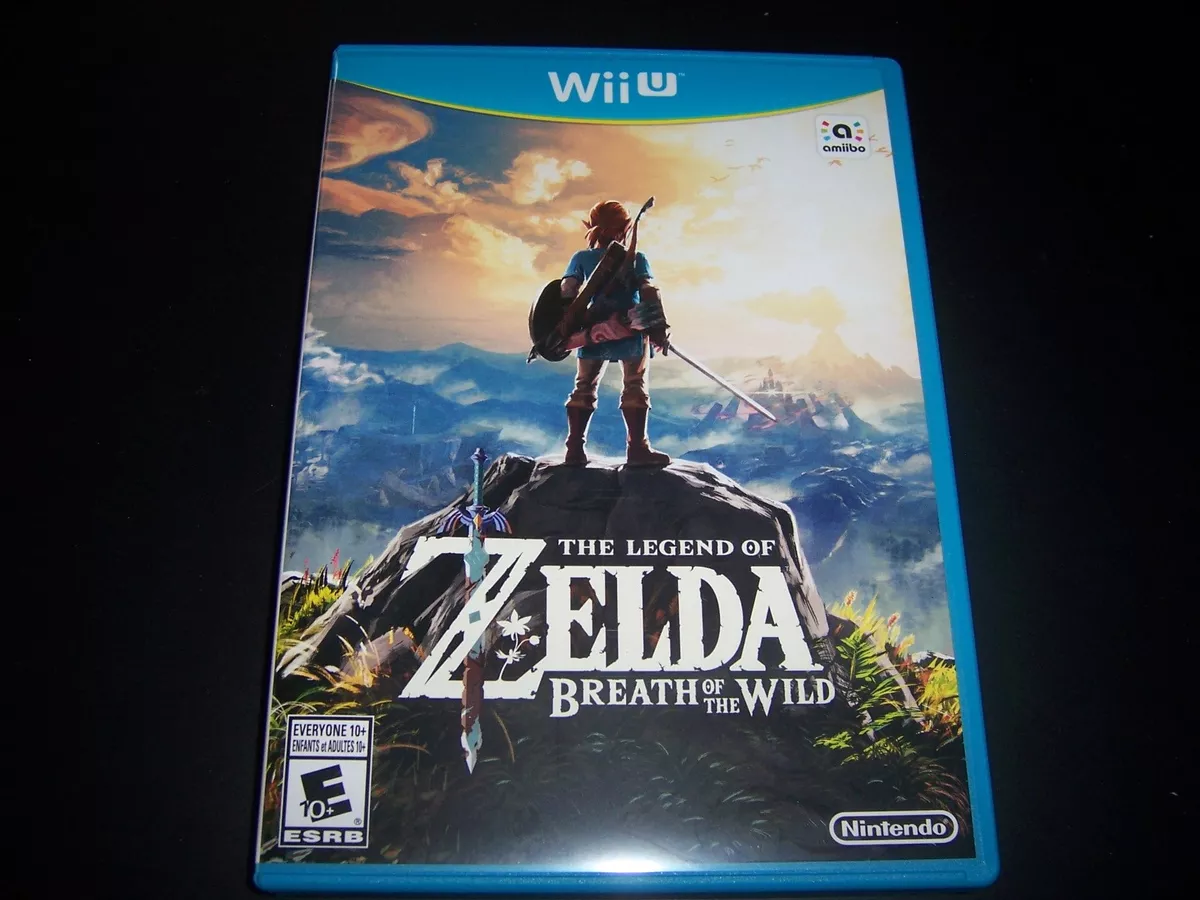 Replacement Case Only for Legend of Zelda Breath of the Wild Wii U Wiiu 