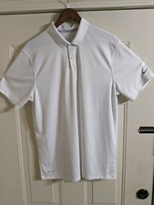 Mens Nike Dri-Fit White Golf Polo Size Large... GREAT CONDITION
