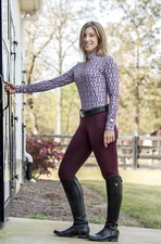 FITS Ayra Long Sleeve Tech Shirt-L-Blush Tulip