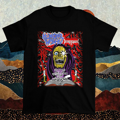 Municipal Waste Death Angel On Tour 2025 T Shirt Full Size S-2XL