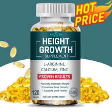 Height Growth Vitamins-Calcium Zinc Supplements-Height Increase