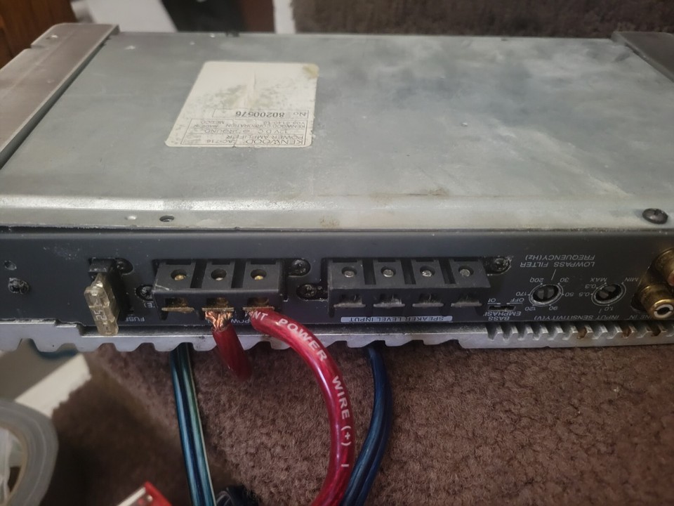 Kenwood power amplifier KAC716 is in perfect condition and includes an audiobah eBay