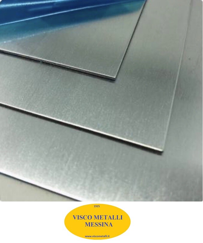 Lastra Lamiera Lamina Acciaio Inox Aisi 304 Satinato Mm 3,0x500x500 C/pelabile - Foto 10