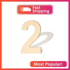 17 inch Large Wooden Numbers, Wood Number, Blank Wooden Number, Wooden Sign Boar