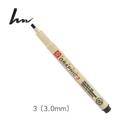 Fineliner Marker Sketch Stift Kunstzeichnung Künstlermaler Schwarz wasserfest
