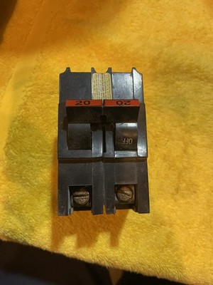 Stab-Lok 20 Amp 2 Pole Circuit Breaker