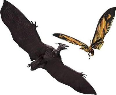 BANDAI Premium S.H.MonsterArts Mothra & Rodan 2019 Godzilla King