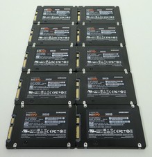 Lot of 10x Mixed Samsung 860 870 EVO 500GB 2.5" SATA SSD