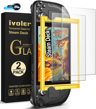2 Pack Anti Glare Etched Screen Protector for Steam Deck Steam Deck