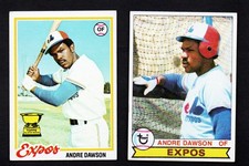 1978 & 1979 Topps Andre Dawson Cards