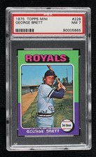 1975 Topps Mini George Brett #228 PSA 7 HOF nf5