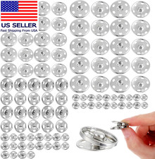 Metal Snaps for Fabric, 50 Sets Large Snaps for Sewing, 5 Sizes Clothes  Crafts