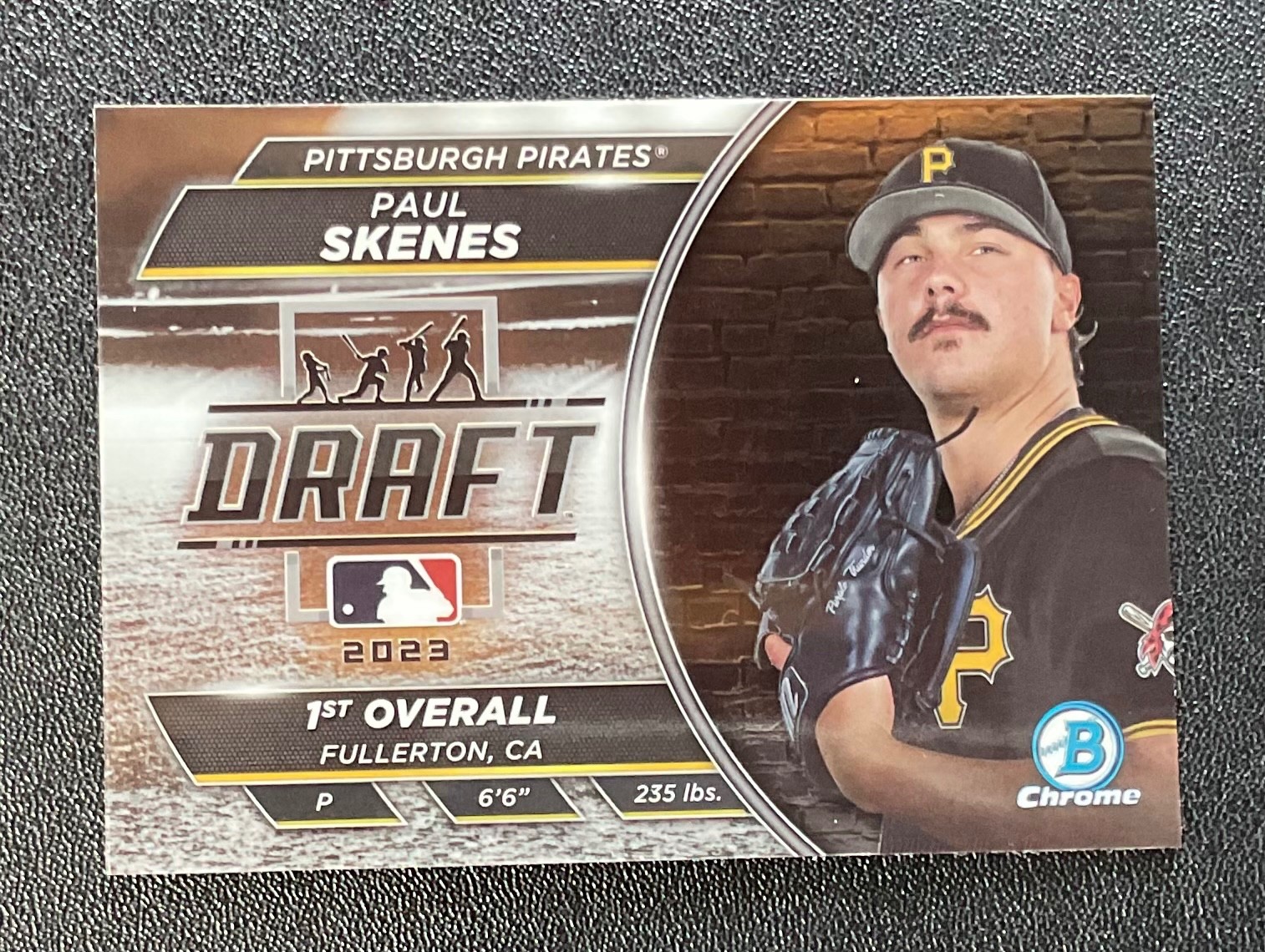 2023 Bowman Chrome Paul Skenes Draft 1st Overall!