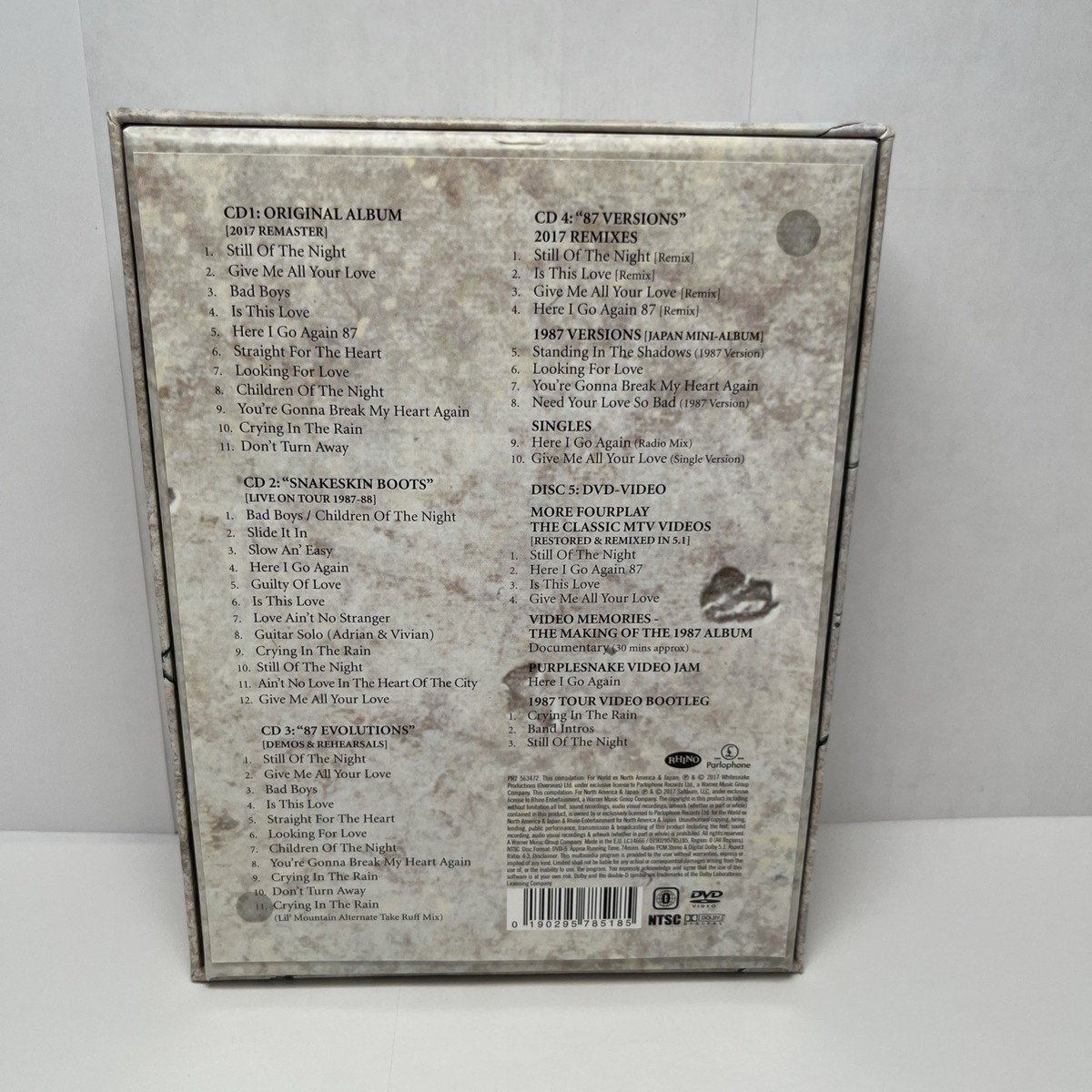 ホワイトスネイク / 1987 30th Anniversary 4CDBOX Whitesnake 1987 30th Anniversary Edition Box Set 4 CD + DVD