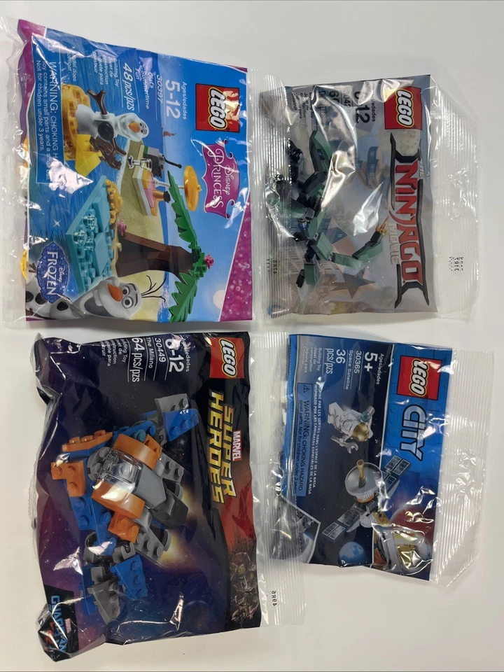 Lego Lot of 12 Sealed Bag small sets Star Wars Marvel City Ninjago C-3PO - Image 2 of 4