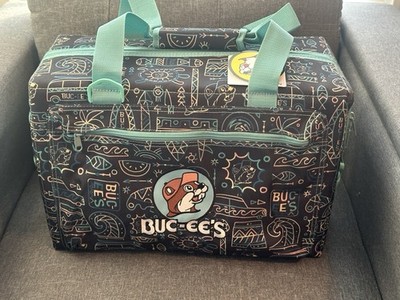 Bucees Summer Prints 24 Can Insulated Cooler With Handles & Carry Strap NWT