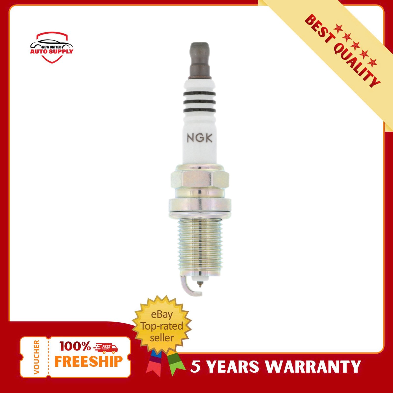4PCS NGK 6418 bkr6eix Iridium Spark Plug for Volvo XC90 XC70 V90 V70 V40 S90 S80