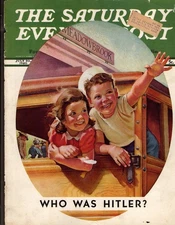 1940 Saturday Evening Post July 20- Frances Tipton Hunter - Original  Cover Only