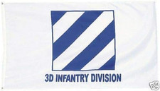3x5 US Army 3D 3rd Third Infantry Division Flag 3'x5' Banner Premium No Fade/Fad