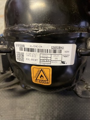 Embraco EMD55CLT Whirlpool Refrigerator Compressor R600A 11.3 LRA 115-127V 60Hz