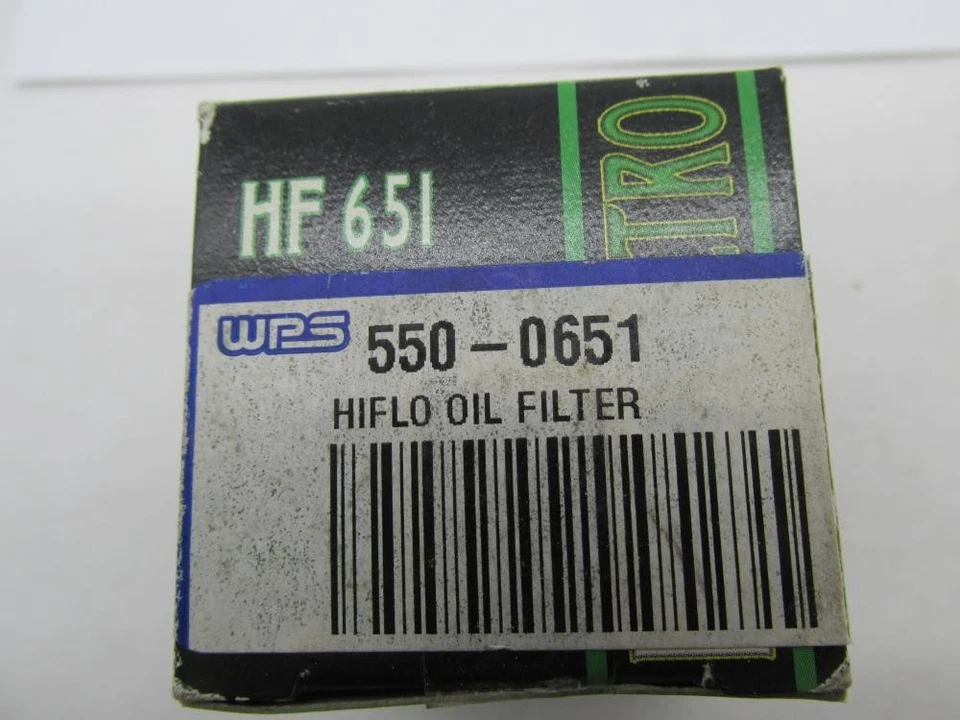 Filtro de aceite cartucho Hiflo Filtro motocicleta HF-651 Foto 4 de 4