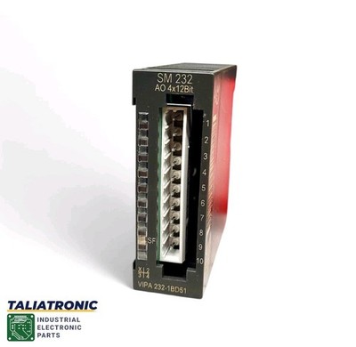 Vipa Analog Modul SM 232 AO 4×12 Bit  232-1BD51, 2321BD51 getestet, Top Zustand 