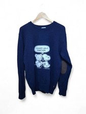 Familiar Peanuts Snoopy Knit Sweater Navy Size 160 Used