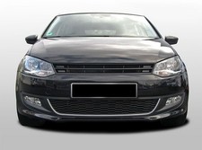 Kühlergrill Front Grill Frontgrill Schwarz ohne Emblem passend für VW Polo 5 6R 