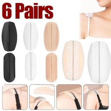 6X Silicone Bra Strap Cushions Holder Non-Slip Shoulder Protectors Rubber Pads
