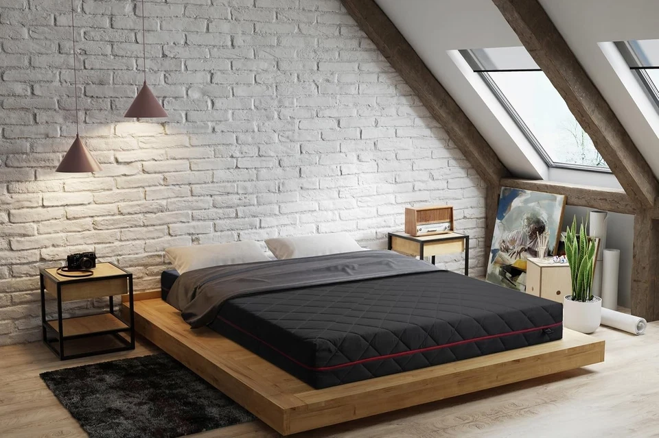 Matratze 90x200 120x200 140x200 cm Taschenfederkern 7 Zonen Höhe 24cm H3 und H4 - Bild 3 von 4