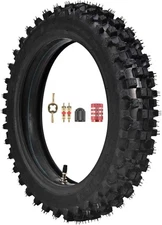 80/100-12 Rear Tire Inner Tube Assembly Tyre for Motocross Off Road 80-100-12 