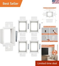 5 Pack Electrical Outlet Extenders - Weather Resistant PVC, Easy Install
