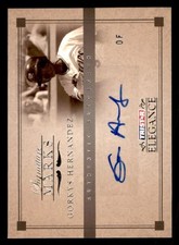 2007 TRISTAR Elegance Signature Marks #SM-GH Gorkys Herdandez Autograph