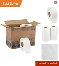 Jumbo Toilet Paper 2-Ply Recycled Long-Lasting 8 Rolls High-Capacity