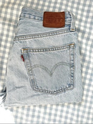 Levi s Premium 501 Original Jeans W26 L30 Hellblau Straight Leg