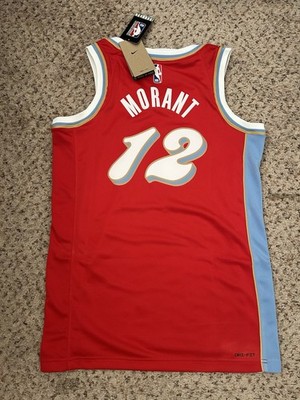 Memphis Grizzlies Ja Morant Nike City Edition Size Small - 40