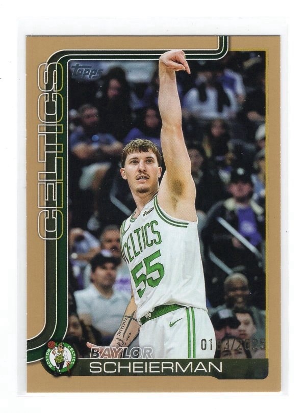2025-26 Topps - Baylor Scheierman #5 Gold /2025