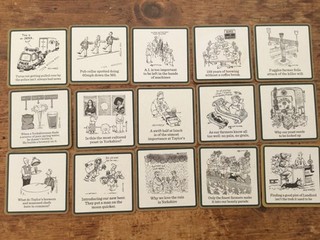 TIMOTHY TAYLOR BREWERY BEER MAT WEST YORKSHIRE SET OF 15 MATS